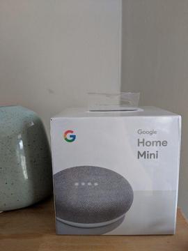 Google Home Mini Chalk - new in box