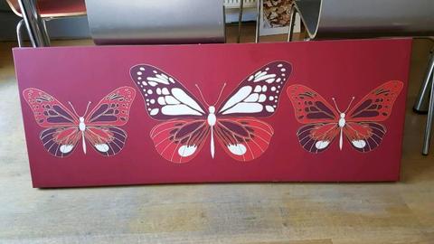 Large butterfly canvas