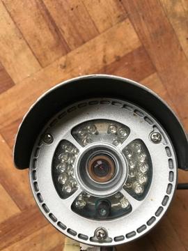 External Colour CCTV camera, with infrared light and bracket