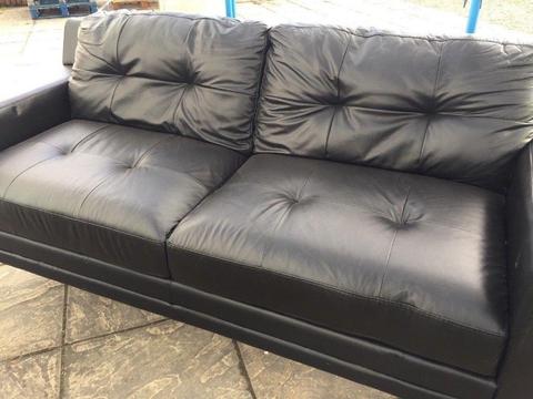 Leather 3 Sofa DFS New Ex display Very Heavy Small Scuff on Front ( see Pictures) RRP £1399.00 WSM