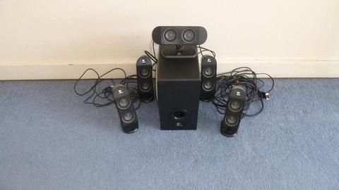 Logitech X-530 Speakers 5.1 With Delivery In Local Area