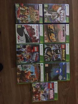 HUGE BUNDLE Xbox 360 + Kinect + 6 controllers + 15 Games including 4 skylanders