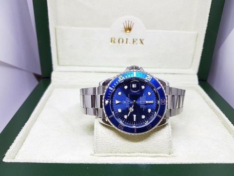 New Swiss Rolex Blue face Submariner for sale!