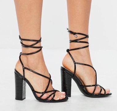 BRAND NEW LACE UP HEELS
