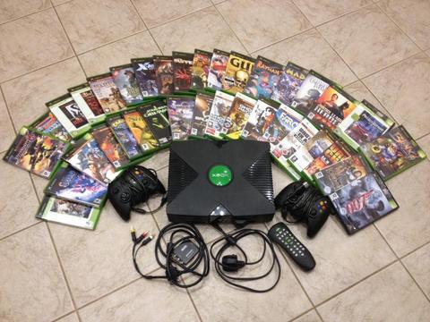 XBOX console plus games and accessories