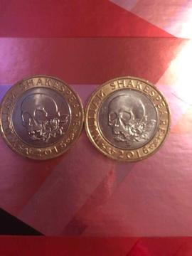 Rare £2 coin pair