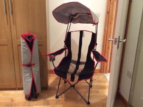 Kelsyus Premium Canopy Chair ( colour red) Immaculate condition never used