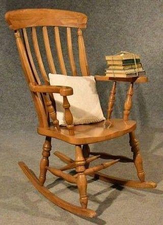 Solid Beech Windsor Rocking Chair