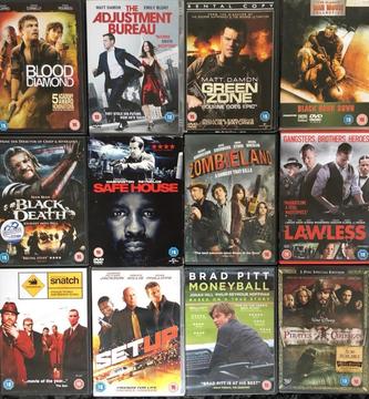 Bargain 12 DVD’s £10