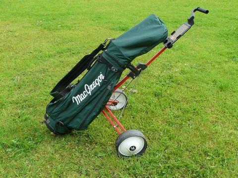 Complete Golfing Kit Clubs Bag and Trolley