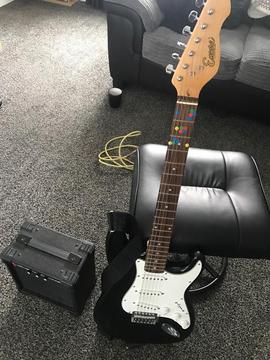Encore Electric Guitar with Amplifier
