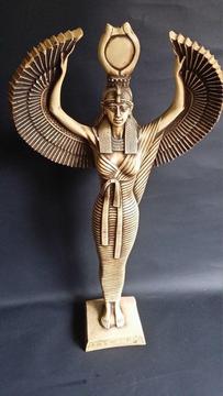 VINTAGE 20” Isis Goddess of Egypt Statue