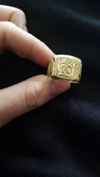 Gold ring 18k 19 grams 500ono