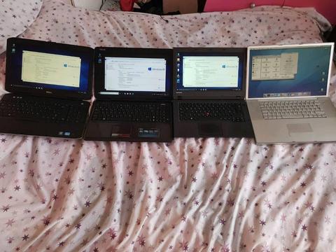 opportunity job lot laptops apple dell lenovo asus i5 and others