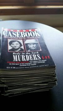 Vintage murder magazines