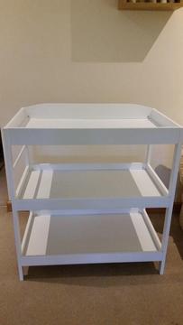 White Baby Changing Table £20