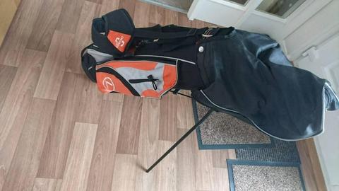 Kids / junior golf set and stand carry bag