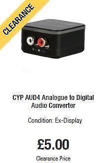 Analogue to Digital audio converter