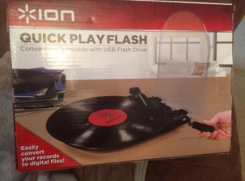 Ion by Numark record player/recorder, vinyl, turntable, vinyl to MP3