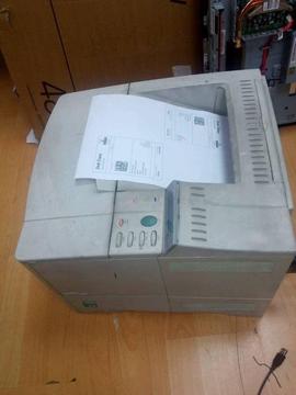 Hp 4100 leaserjet printer tested working with toner and usb cable