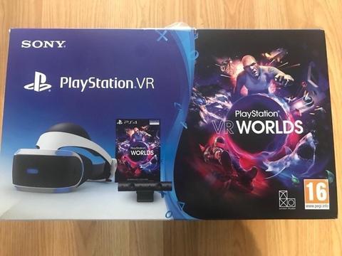 PlayStation vr & camera plus vr worlds ! All boxed , as new ! Price stands , no offers !