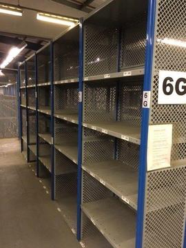 15 bays DEXION impex industrial shelving 2.4M high( storage , pallet racking )