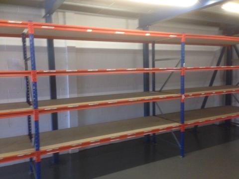 JOB LOT systemas industrial long span shelving ( pallet racking , storage )