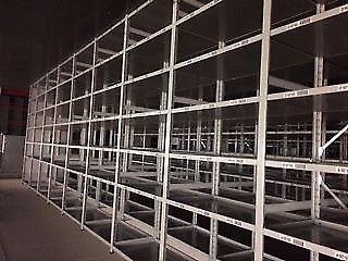 JOB LOT 20 bays of LINK industrial shelving 3m high AS NEW ( storage , pallet racking )