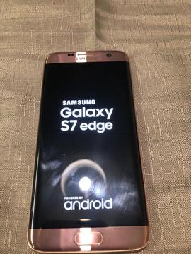 Very Good condition Samsung Galaxy S7 edge 64GB Rose Gold Unlocked