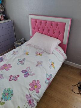Pink Kids Princess Bed