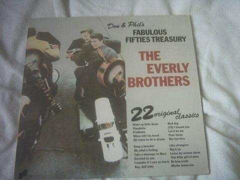R55 Vinyl LP Don & Phil’s Fabulous Fifties Treasury – The Everly Brothers Janus 6310 300 Mono 1970