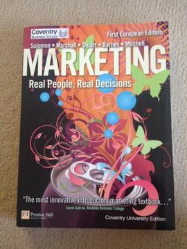 Marketing: Real People, Real Decisions Book by Solomon, Marshall, Stuart, Barnes & Mitchell