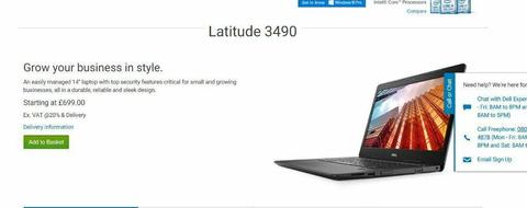 Delll Latitude 3490 - i5 8350u, 8GB RAM, 128GB SSD (£360 or iPhone XR)
