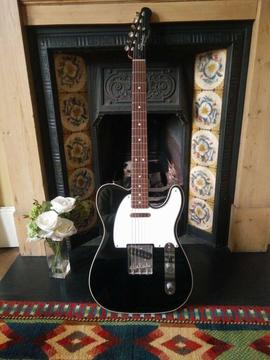 Stunning Fender Classic Vibe Telecaster Black Custom Rare