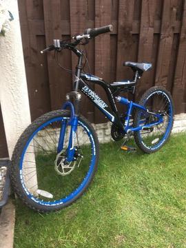 Boys 24” Dunlop bike like new with full suspension can deliver for a small charge