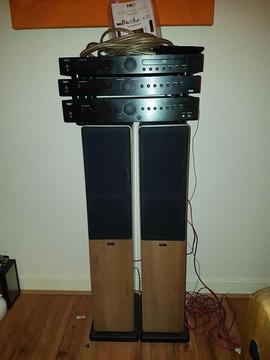 Tibo Hi-fi system and speakers