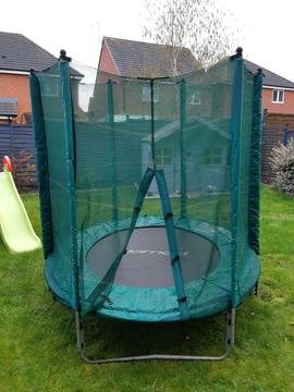 8ft Trampoline good condition with Safety net