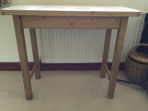 Solid Pine Antique Console Table £50