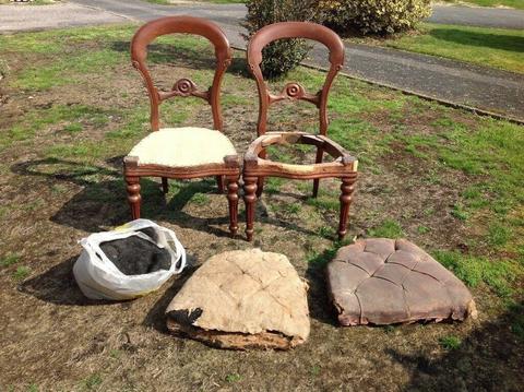 2 x Antique Chairs
