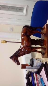 French horse lamp