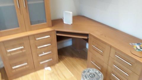 Complete home office furniture suite