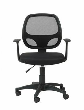 5 Office swivel mesh back chairs