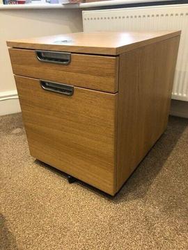 Ikea filing cabinet, 60cm wide, 45cm deep, 55cm high, perfect condition