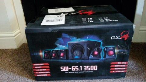 GENIUS GX Gaming SW-G5.1 3500 80w 5.1 Channel Gaming Speaker System