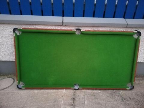 Free snooker table top