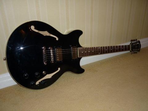 Ibanez Artcore AM73 BK Guitar black semi hollow body