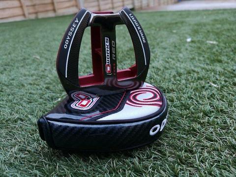 NEARLY NEW Left Handed Odyssey O Works Red 2.0 Marxman Putter