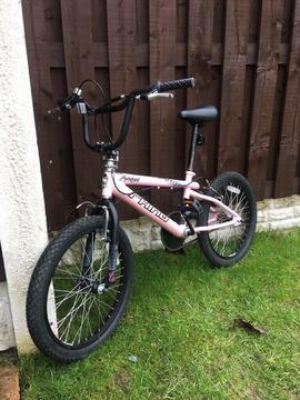 Girls 20” pink bmx bike can deliver for a small charge