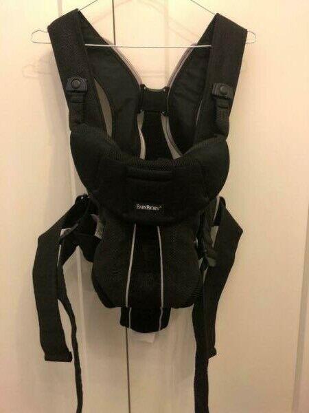 Baby Bjorn baby carrier with bibs. Great condition