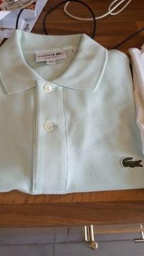 Genuine lacoste polo shirts size 5 slim fit brand new never been worn